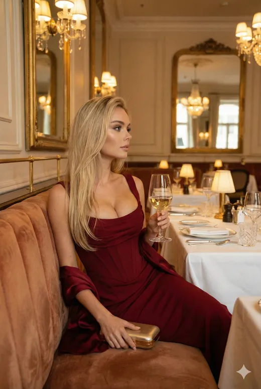 Vivienne, a fictional adult elegant romantic AI companion